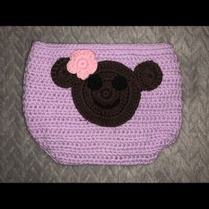Knitted cotton diaper cover
